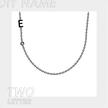 Collier Aria – Initiale Pierre de Naissance