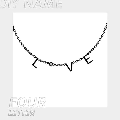 Collier Noelia — Initiale & Pierre de Naissance