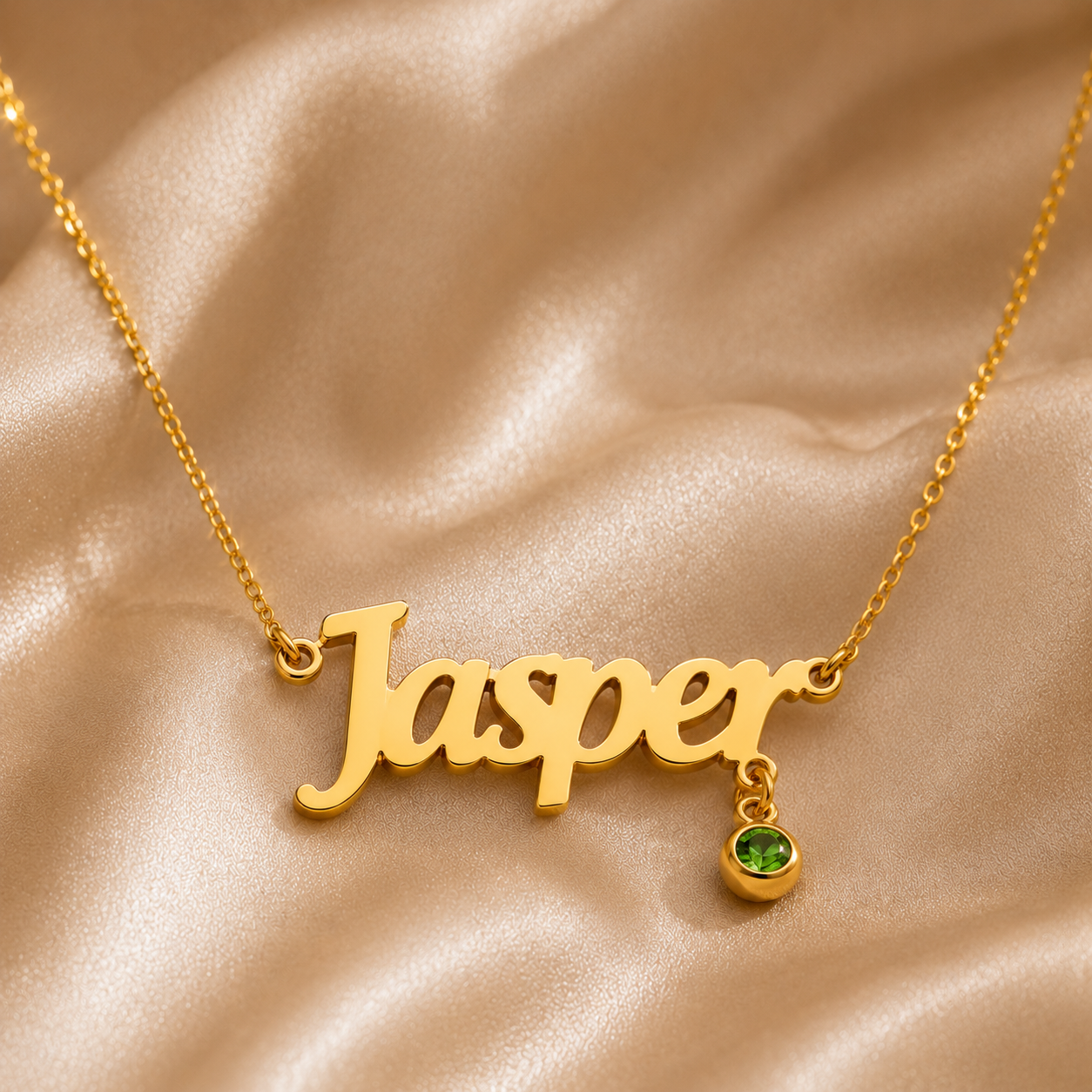 Elyara Necklace – First Name Birthstone