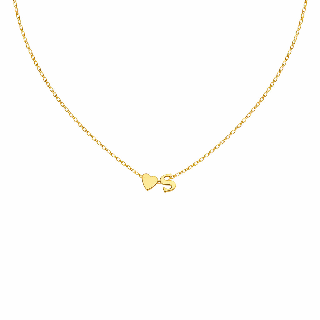 Collier Ella - Initiale Cœur
