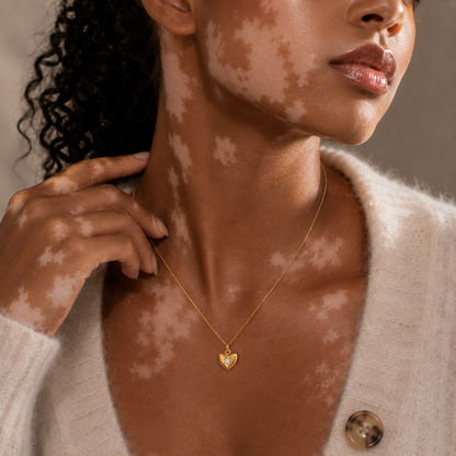 Collier Naïra – Cœur Pierre de Naissance