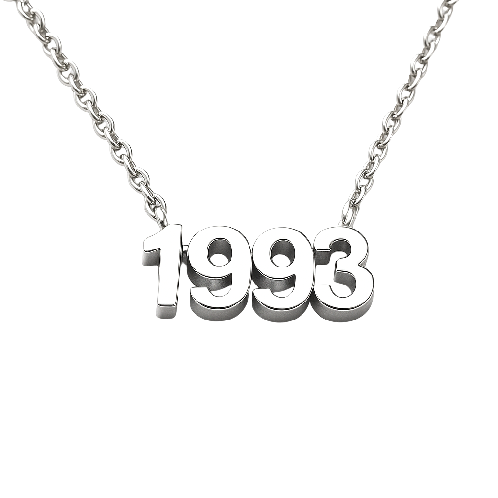 Collier Chiffre Personnalisé