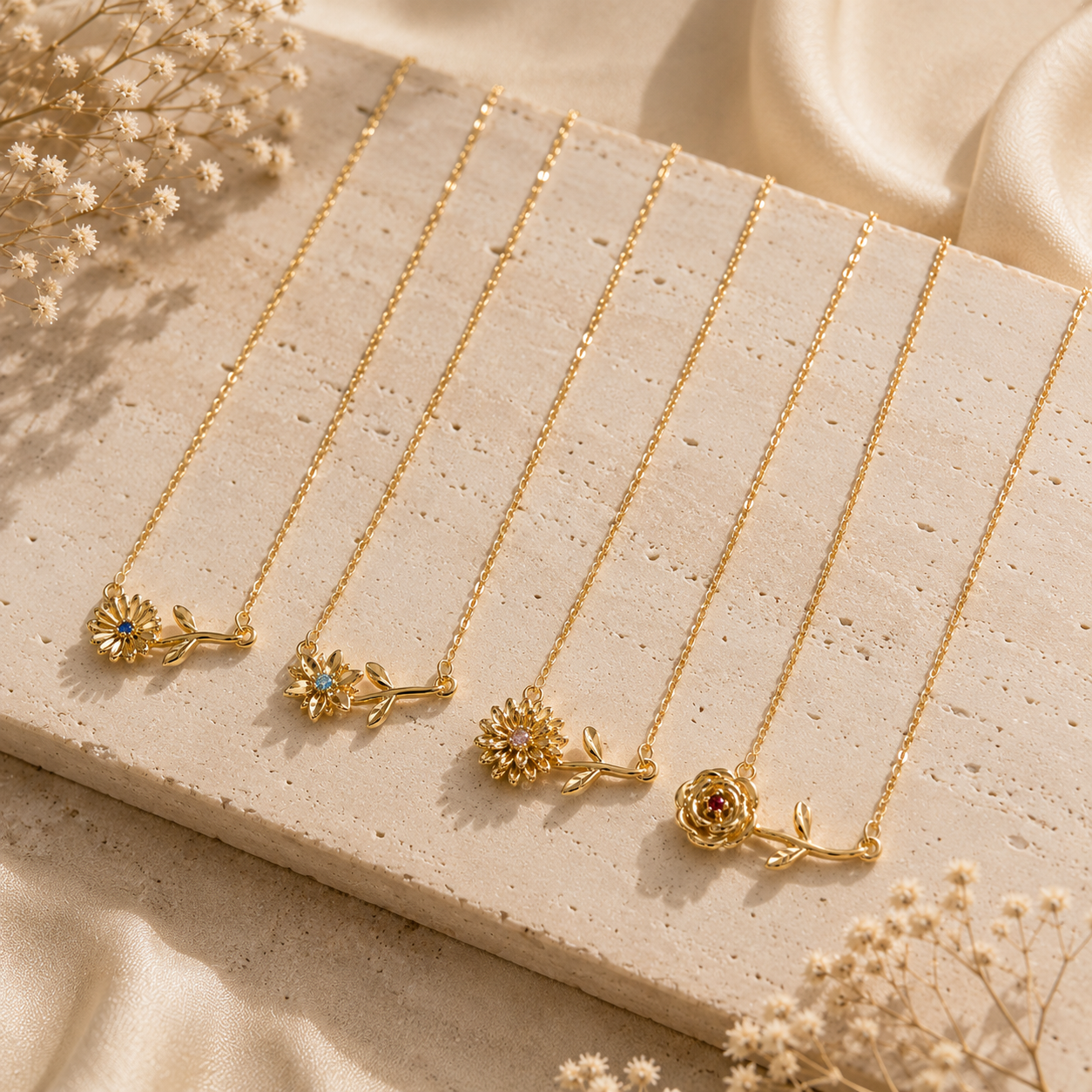Collier Althéa – Fleur de Naissance