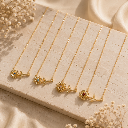 Collier Althéa – Fleur de Naissance