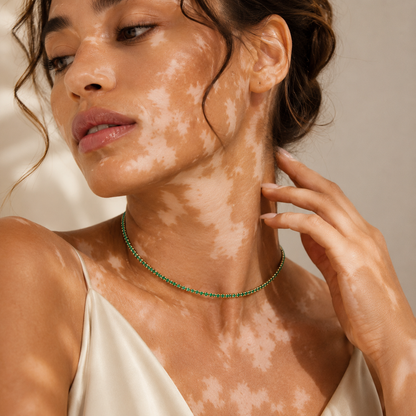 Collier Valeria – Choker Pierre de Naissance