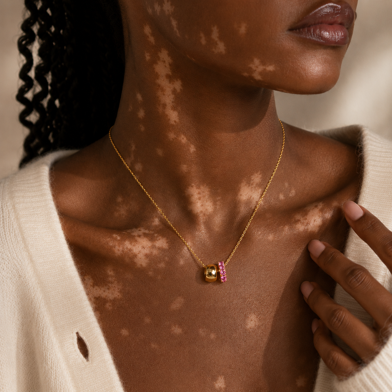 Collier Aveline – Pendentif Pierre de Naissance