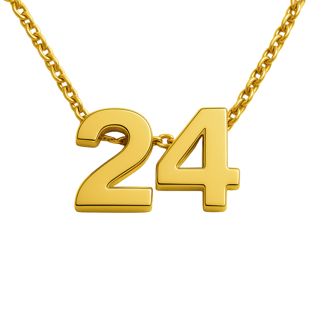 Collier Chiffre Personnalisé